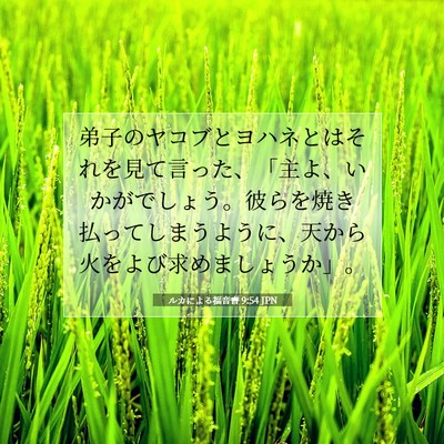 ルカによる福音書 9:54 聖書の一節の解説