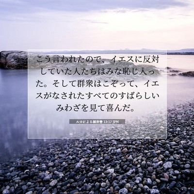 ルカによる福音書 13:17 聖書の一節の解説