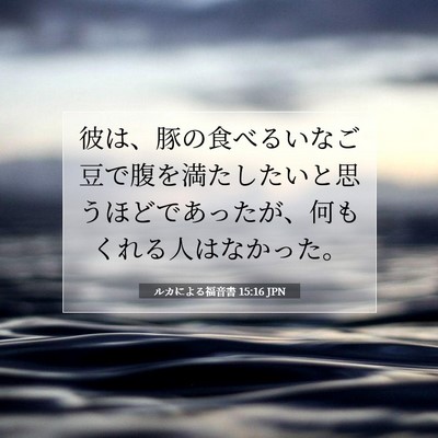 ルカによる福音書 15:16 聖書の一節の解説