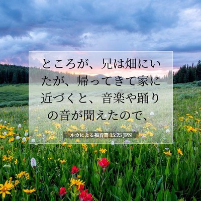 ルカによる福音書 15:25 聖書の一節の解説