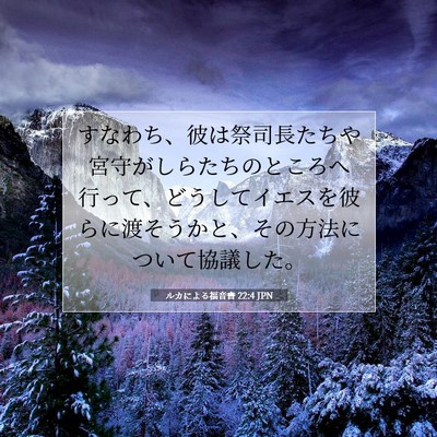 ルカによる福音書 22:4 聖書の一節の解説