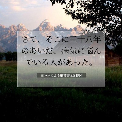 ヨハネによる福音書 5:5 聖書の一節の解説