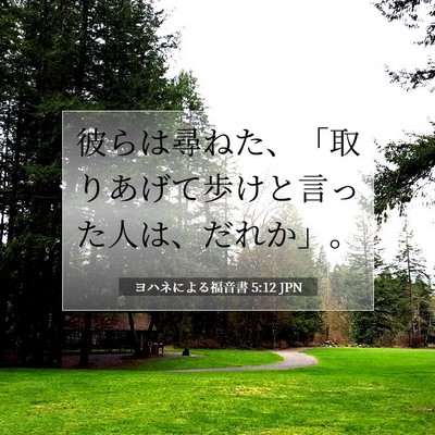 ヨハネによる福音書 5:12 聖書の一節の解説