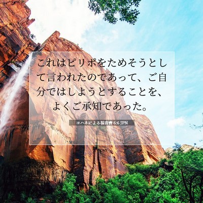 ヨハネによる福音書 6:6 聖書の一節の解説