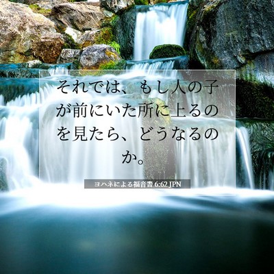ヨハネによる福音書 6:62 聖書の一節の解説
