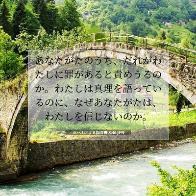 ヨハネによる福音書 8:46 聖書の一節の解説