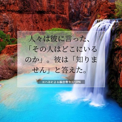 ヨハネによる福音書 9:12 聖書の一節の解説