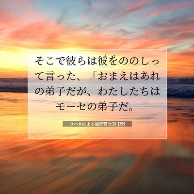 ヨハネによる福音書 9:28 聖書の一節の解説