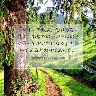 ヨハネによる福音書 12:15 聖書の一節の解説