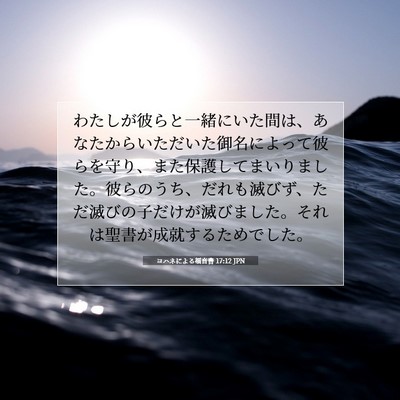 ヨハネによる福音書 17:12 聖書の一節の解説