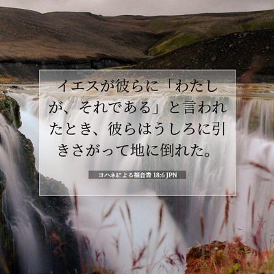 ヨハネによる福音書 18:6 聖書の一節の解説