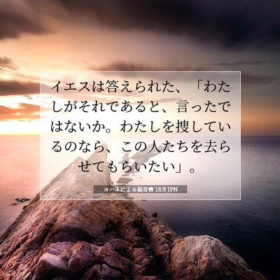 ヨハネによる福音書 18:8 聖書の一節の解説
