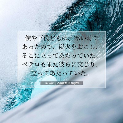 ヨハネによる福音書 18:18 聖書の一節の解説