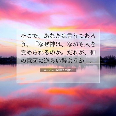 ローマ人への手紙 9:19 聖書の一節の解説