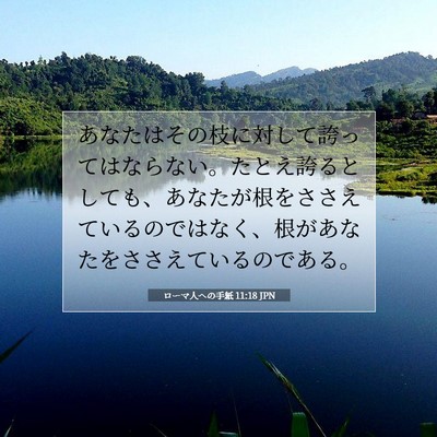 ローマ人への手紙 11:18 聖書の一節の解説