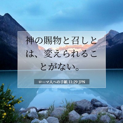ローマ人への手紙 11:29 聖書の一節の解説