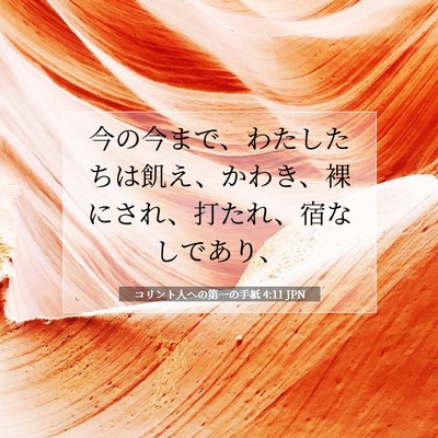 コリント人への第一の手紙 4:11 聖書の一節の解説