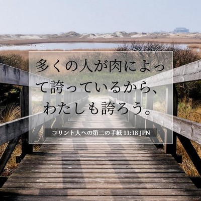 コリント人への第二の手紙 11:18 聖書の一節の解説