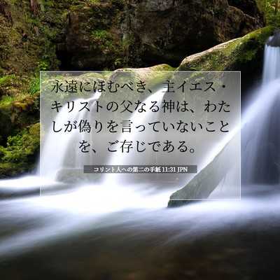 コリント人への第二の手紙 11:31 聖書の一節の解説