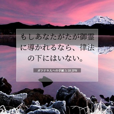 ガラテヤ人への手紙 5:18 聖書の一節の解説