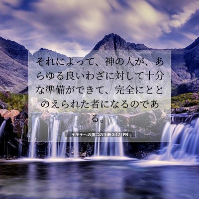 テモテヘの第二の手紙 3:17 聖書の一節の解説