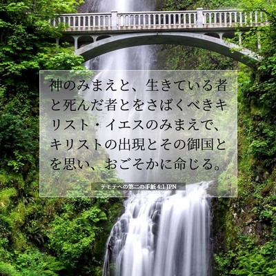テモテヘの第二の手紙 4:1 聖書の一節の解説