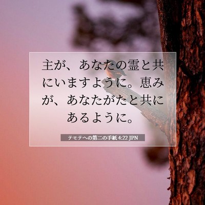 テモテヘの第二の手紙 4:22 聖書の一節の解説