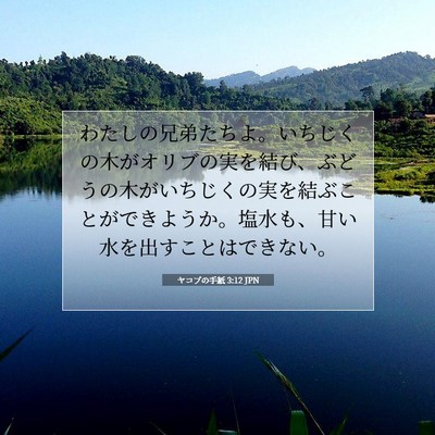 ヤコブの手紙 3:12 聖書の一節の解説